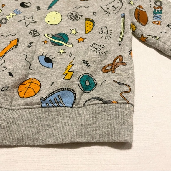 Cat and Jack Baby Graphic Sweatshirt Size 18 Months Sweater - Picture 7 of 16